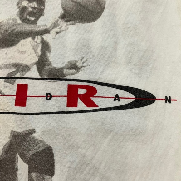 Vintage Nike Air‎ Jordan Long Sleeve T-Shirt Graphic Tee Basketball USA Boys S - Picture 6 of 8
